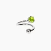 Justine Clenquet Bague Jackie vert