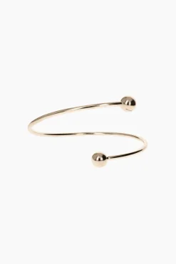 Justine Clenquet Bijou de bras Selma or