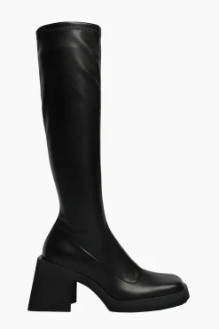 Justine Clenquet Bottes Chloë noir stretch
