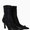 Justine Clenquet Bottines Patti noir
