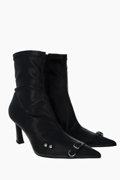 Justine Clenquet Bottines Patti noir