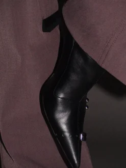 Justine Clenquet Bottines Patti noir