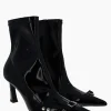 Justine Clenquet Bottines Patti verni noir