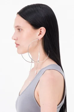 Justine Clenquet Boucles d'oreilles Lin