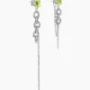 Justine Clenquet Boucles d'oreilles Lucy vert