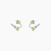 Justine Clenquet Boucles d'oreilles Maxine vert