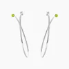 Justine Clenquet Boucles d'oreilles Nancy vert