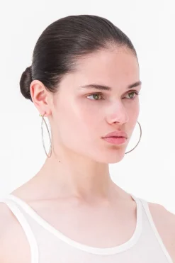 Justine Clenquet Boucles d'oreilles Nancy vert