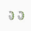 Justine Clenquet Boucles d'oreilles Nina vert