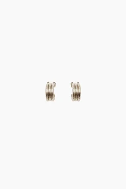 Justine Clenquet Boucles d'oreilles Sarah or