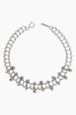 Justine Clenquet Choker Mindy argent