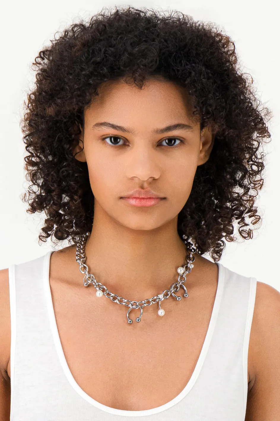 Justine Clenquet Collier Holly perle