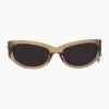 Justine Clenquet Lunettes de soleil Clara marron