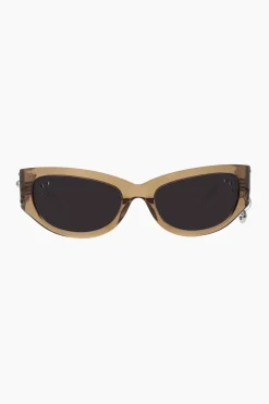 Justine Clenquet Lunettes de soleil Clara marron
