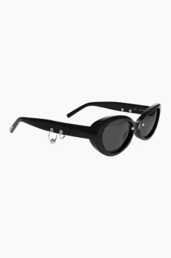 Justine Clenquet Lunettes de soleil Drew noir