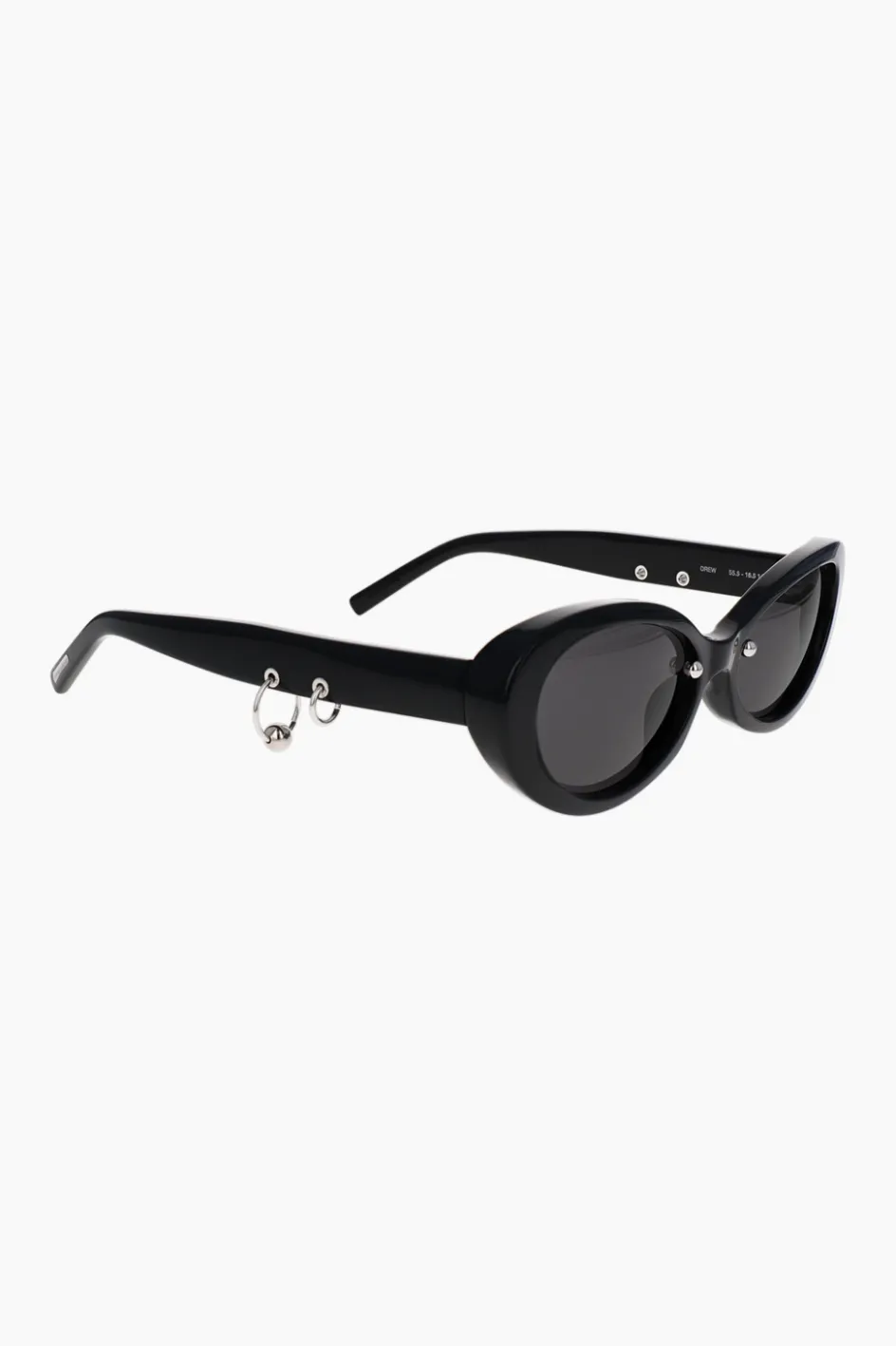 Justine Clenquet Lunettes de soleil Drew noir