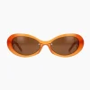 Justine Clenquet Lunettes de soleil Drew orange