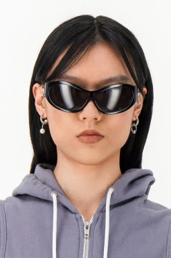 Justine Clenquet Lunettes de soleil Jenny noir