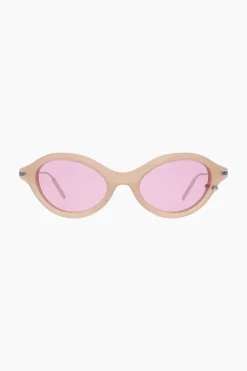 Justine Clenquet Lunettes de soleil Neve beige