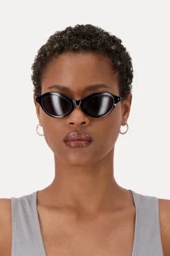Justine Clenquet Lunettes de soleil Neve noir
