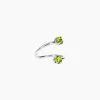 Justine Clenquet Mini bague Juno vert