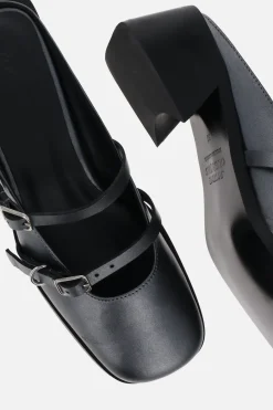 Justine Clenquet Mules Andie gris perle