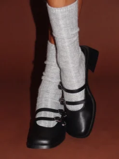 Justine Clenquet Mules Andie noir