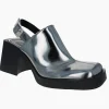 Justine Clenquet Mules Raf gun metal
