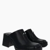 Justine Clenquet Mules Raya noir