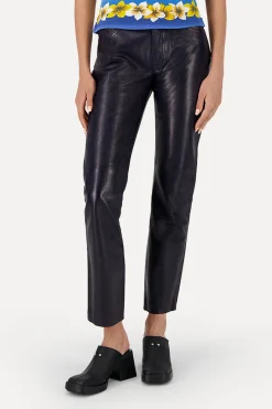Justine Clenquet Mules Raya noir