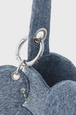 Justine Clenquet Sac Dylan denim bleu