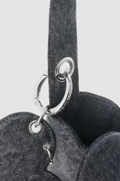 Justine Clenquet Sac Dylan denim gris