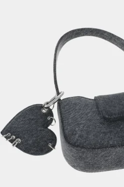 Justine Clenquet Sac Dylan denim gris
