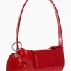 Justine Clenquet Sac Dylan rouge verni