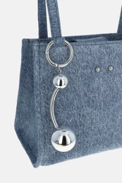 Justine Clenquet Sac Uma denim bleu