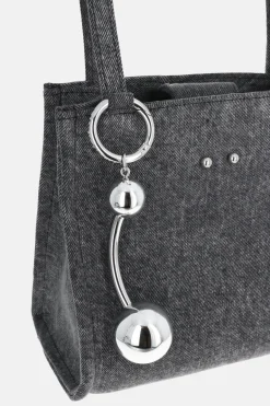 Justine Clenquet Sac Uma denim gris